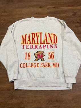 Gameday Couture Maryland Terrapins Oversized Fleece Sweatshirt Women’s Large